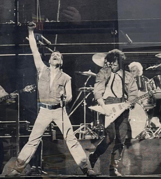 Image 1 of Zeldzame Queen Poster/Affiche 1982 (Hot Space Tour) Leiden - Technics