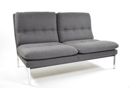 Anthracite grey bench seat from the 1970s
