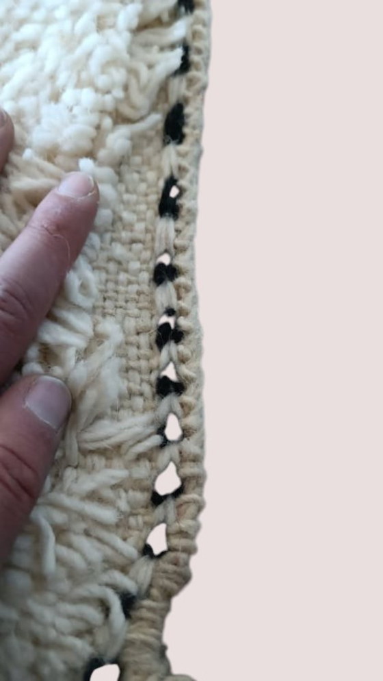 Image 1 of Tapis berbère en laine vierge Tapis marocain - 274 x 150 cm 300 x 200 m Type B21.3