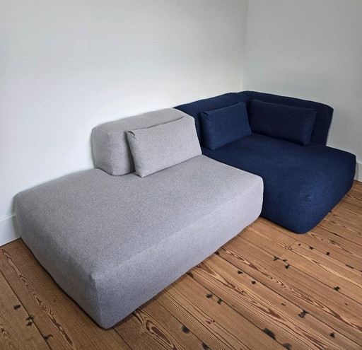 Sofá esquinero Hay Mags Soft en dos secciones, de lana