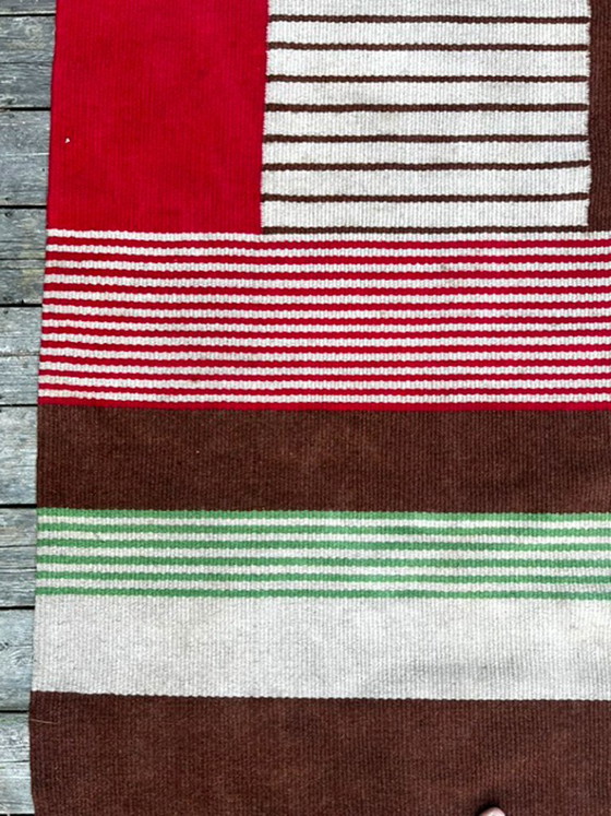Grand Tapis en Laine Mid Century Modern, Années 60, Tchécoslovaquie, 335 × 240 Cm – Wool (photo 10 of 14)