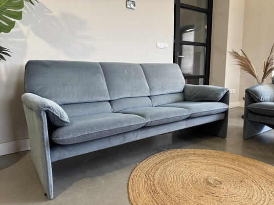 Image 1 of Leolux Bora beta complete set blue gray