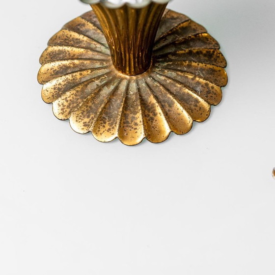 Image 1 of RUNDER HÄNGEKRONLEUCHTER AUS DEN 1950ER JAHREN