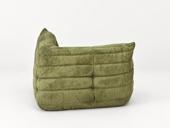 Michel Ducaroy for Ligne Roset Divano Angolare Togo Olive – Divani angolari, Tessile, Velluto (photo 6 of 13)