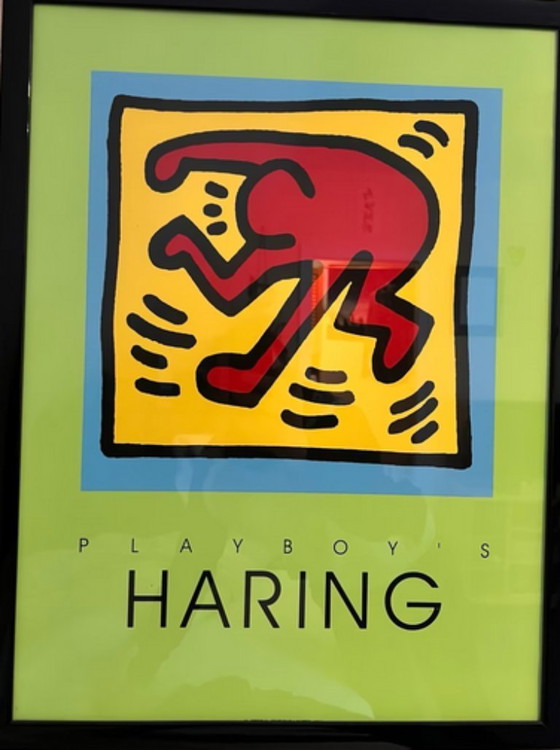 Image 1 of Keith Haring Playboy Silk Screens (framed)