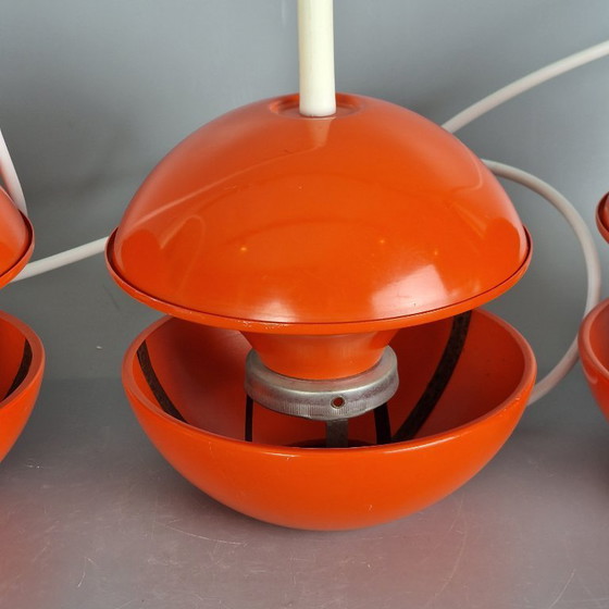 Image 1 of Vintage Kaiser Leuchten cascade hanglamp – ontwerp Klaus Hempel – Space Age (1970s, Duitsland)