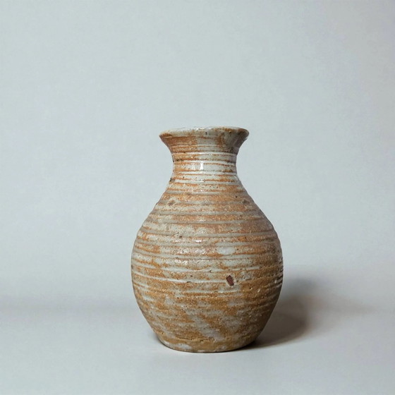 Jarrón de gres firmado / Puisaye / Lion – Jarrones, Porcelain (photo 2 of 7)