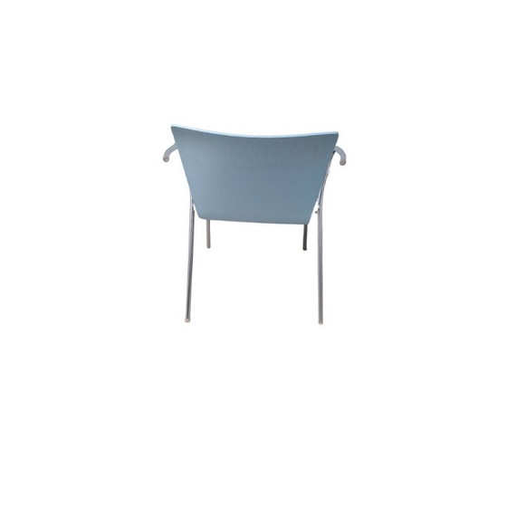 Image 1 of Juego de 4 sillas apilables Fritz Hansen con reposabrazos