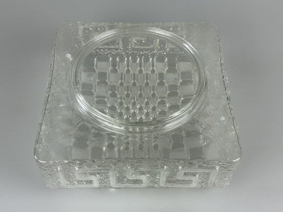 Image 1 of 60s 70s Lámpara Plafoniere Flush Mount Vidrio Diseño Alemán