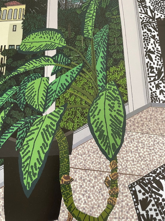 Image 1 of Jonas Wood, Robot en Beer, 2024 copyright Jonas Wood, Gedrukt in de VS