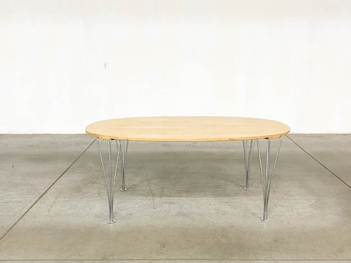 Superellipse Table by Bruno Mathsson and Piet Hein for Fritz Hansen