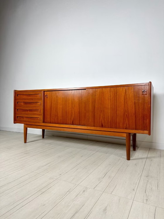 Image 1 of Danish Teak Sideboard by Johannes Andersen for Uldum Møbelfabrik 60s