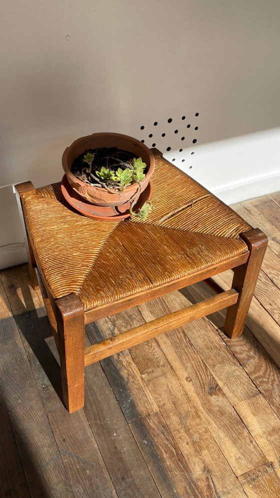 Image 1 of TABOURET Paille Ancien Esprit CAMPAGNE