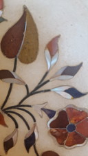 panneau décoratif en marqueterie de marbre
