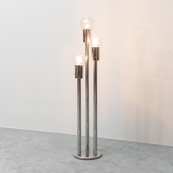 Image 1 of LAMPADA DA TERRA 3 LUCI ANNI '70 VINTAGE MODERNARIATO