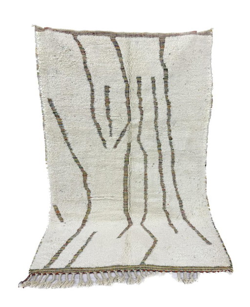 Alfombra Bereber Tradicional Hecha a Mano Tamaño 2,5/3,5 M