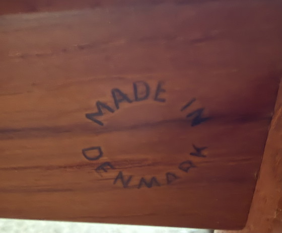 Image 1 of Carrello da tè Poul Hundevad, carrello bar con piano rimovibile