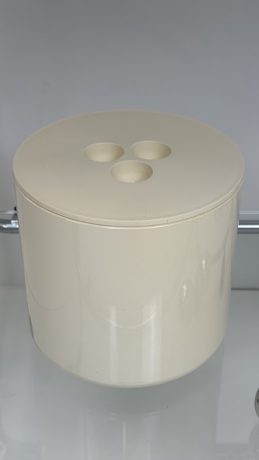 Crayonne vintage beige Kunststoff große Eiskübel / Aufbewahrungsgefäß