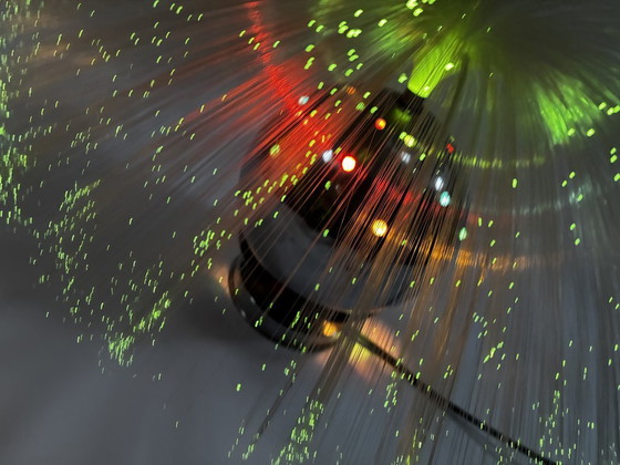 Image 1 of Lampada vintage • Fibra ottica • Era spaziale • 1970