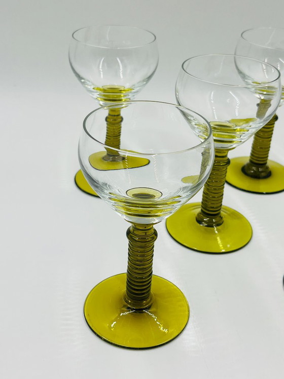 Lot de 5 Verres à Vin Roemer Verts – Verres et carafes, Glass (photo 3 of 12)