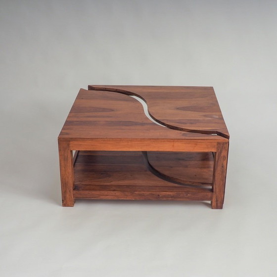 Image 1 of Wooden Yin Yang style Coffee Table