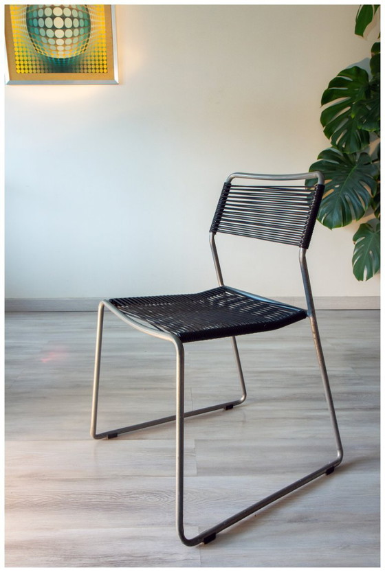 Image 1 of 3 Melker 'spaghetti' stoelen van Lisa Norinder, vintage Ikea jaren 90