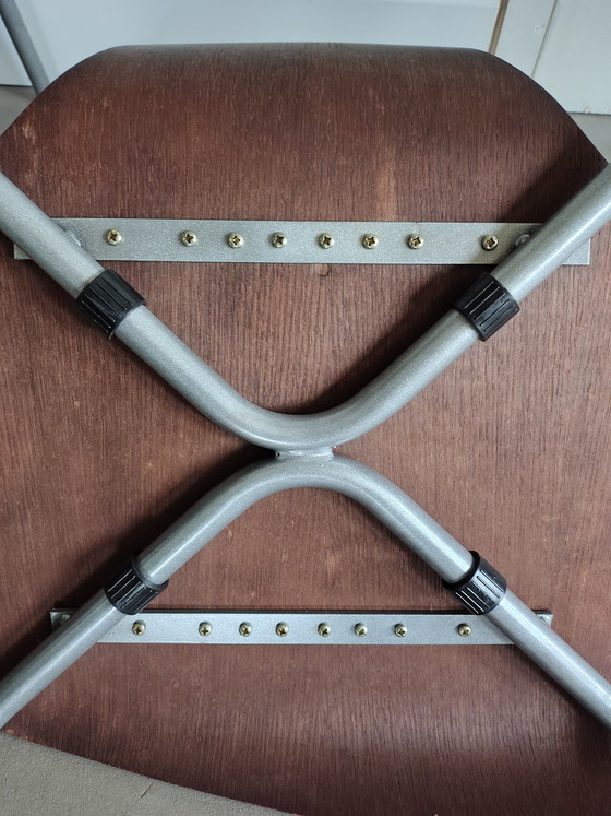 Image 1 of 4x vintage playwood eetkamerstoelen 