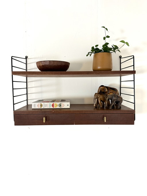 Vintage wall rack, Nisse String '60