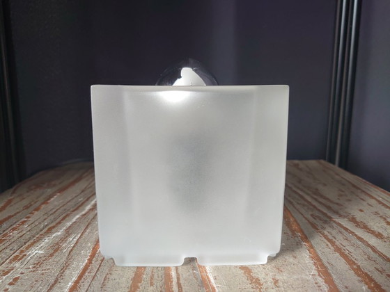 Image 1 of Vintage Nachtmann Leuchten glazen kubus tafellamp