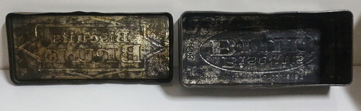 Antique Biscuits Brun tin box - consignment - 1950