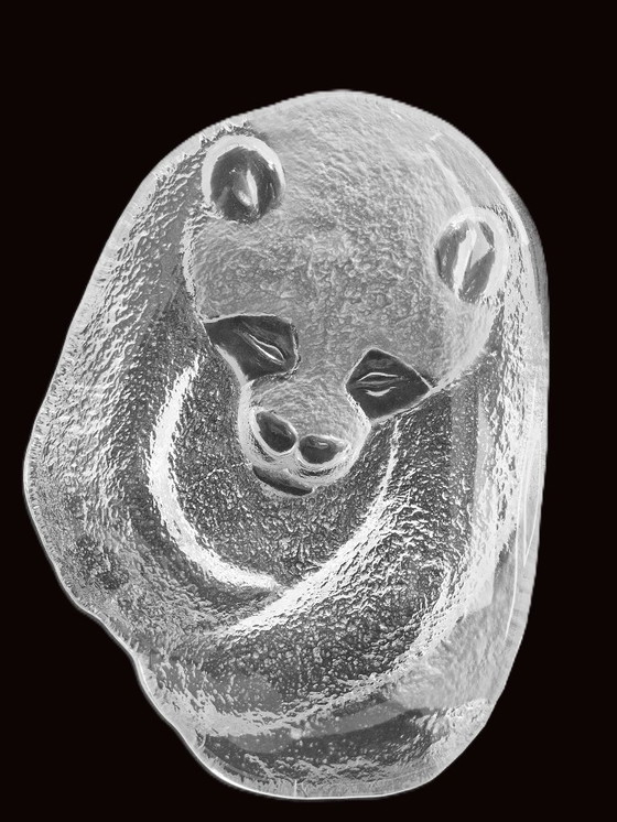 Image 1 of Mats Jonasson - Grande bilancia a forma di panda - 2285 grammi!