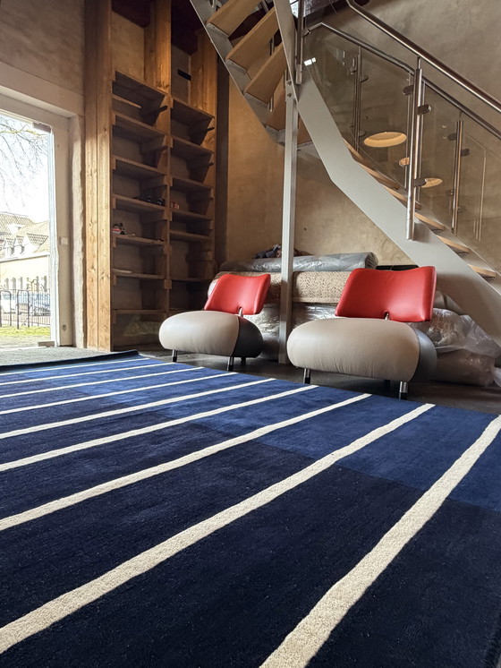 Image 1 of Marimekko carpet Tiibet Deep Blue NEW