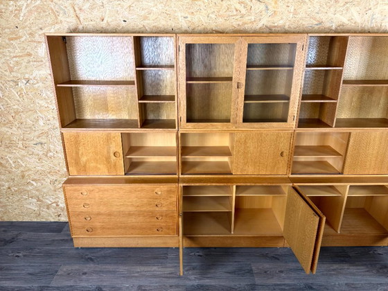 1960s/70s Teak Shelving System Wall Unit Bookshelf From HG Furniture Denmark – Bookcases, Wood (photo 11 of 21)