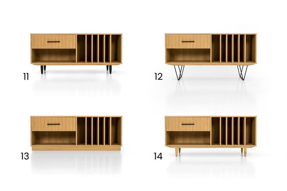 Image 1 of Tocadiscos y mueble de vinilo D-S12