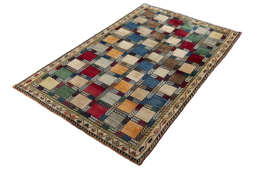 Tapis nomade Gabbeh 206 x 133 cm