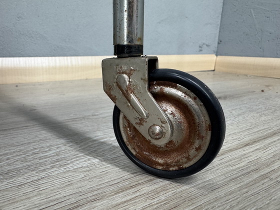 Image 1 of Vintage serving trolley on wheels - stylish & functional