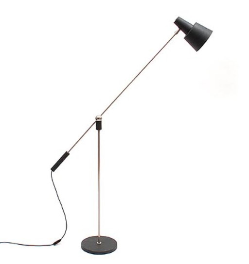 Stehlampe Magneto, Artiforte H. Fillekes, mit originaler schwarzer Schrumpffolie, Ende der 1950er Jahre