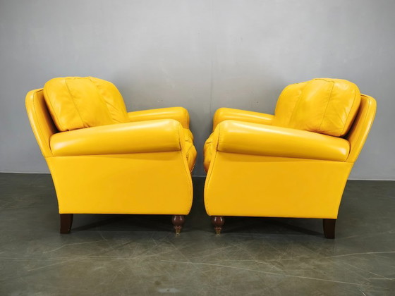 Par de sofás de piel Poltrona Frau George, Italia, 1992 – Sofás de 2 plazas, Leather (photo 11 of 21)