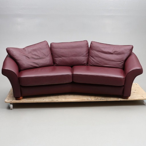 Bröderna Andersson leren bank "Estrada" – eersteklas Zweeds vakmanschap