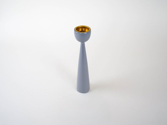 Image 1 of Candelabro gris, diseño danés, década de 1970, fabricado en Dinamarca.