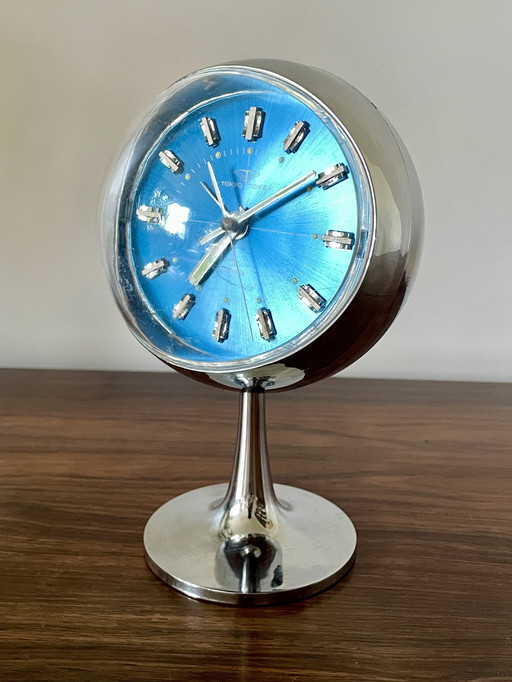 70er Jahre Vintage Retro Original Tischuhr Wind-Up Uhr Wecker
