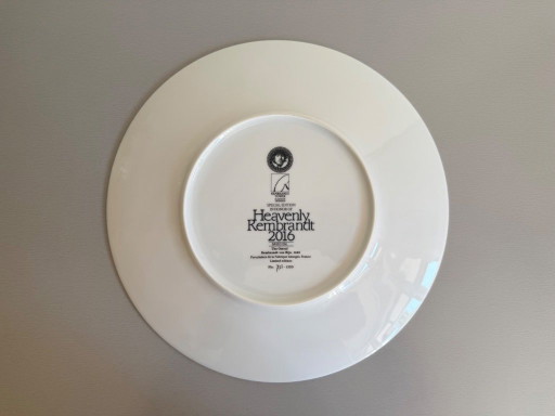 Plato de porcelana de Limoges – Edición limitada Heavenly Rembrandt 2016 733/1250