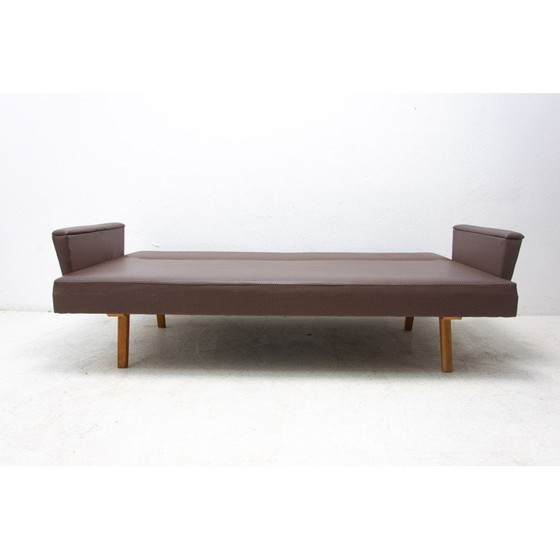 Image 1 of Vintage Eastern bloc folding sofabed, Czechoslovakia 1970s