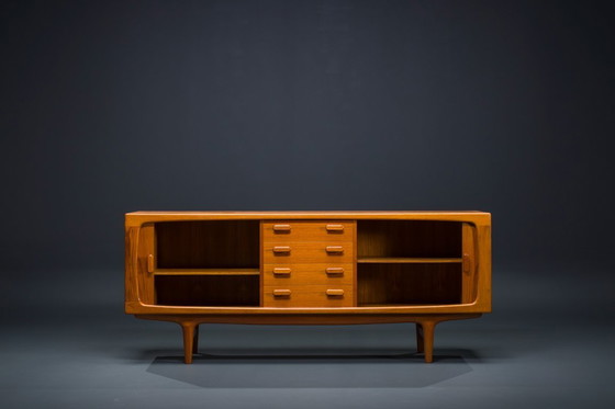 Image 1 of Teakhouten dressoir van Johannes Andersen voor CFC Silkeborg, 1960