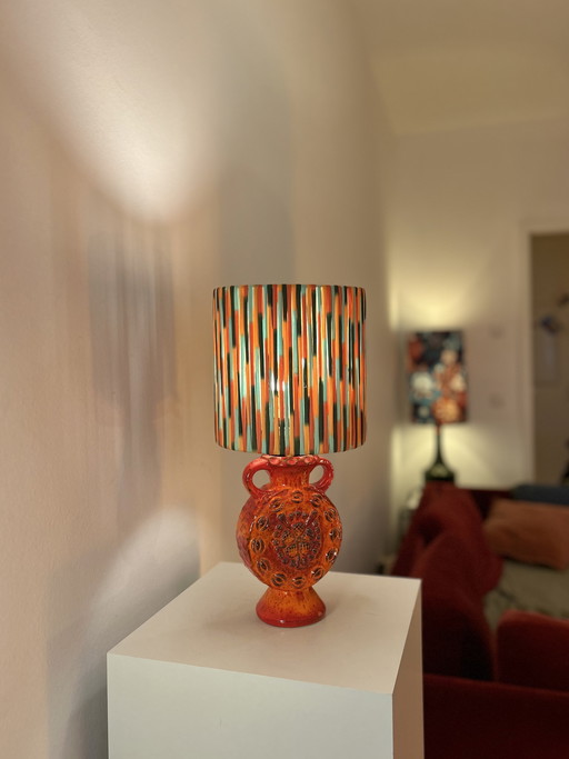 Lámpara de mesa estilo Pop Art - apta para uso exterior - reciclada - inalámbrica