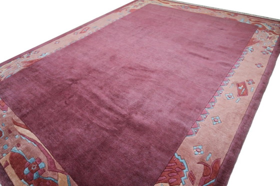 Original Modern Designer Highland Wool Rug Nepal 399 x 295 cm, Rugs & carpets, Purple (photo 6 of 10)