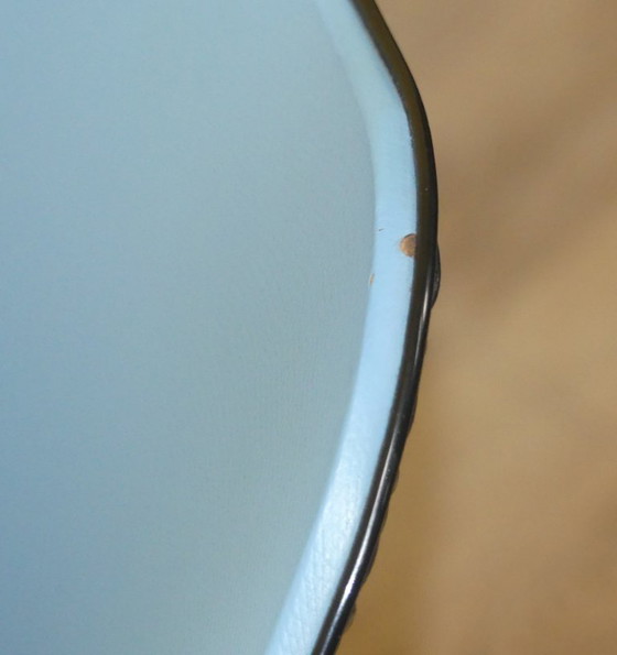 Image 1 of 50's 60's Cocktail Chair bleu clair rockabilly Classic Chair bois Cocktail Chair plastique rétro vintage