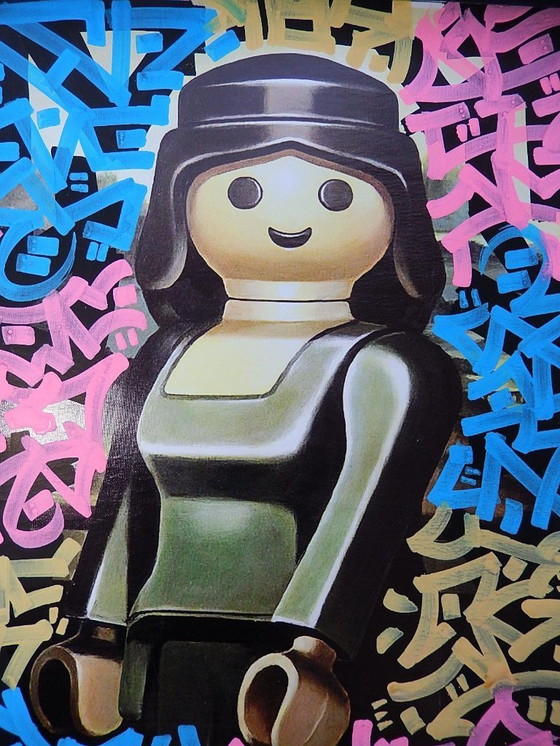 Image 1 of ENIGME9 - My Playmobil - Toile d'artiste