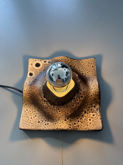 Fat Lava keramische vintage wandlamp