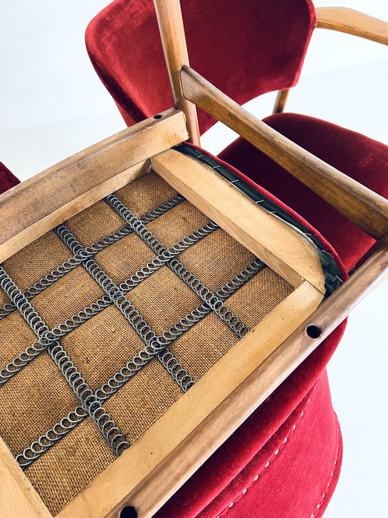 Image 1 of 4x Vintage Eetkamerstoel Spahn Stadlohn, Jaren ‘60